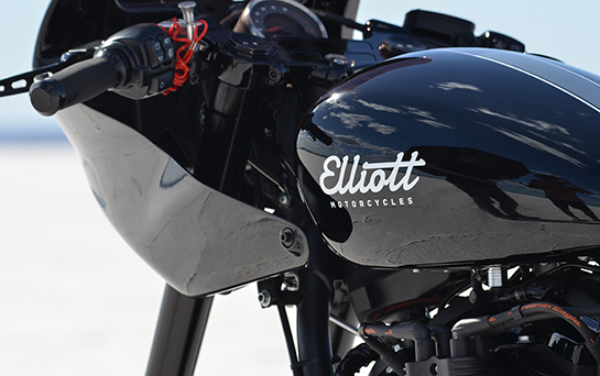 Elliott Motorcycles Salt Race Bike Tank