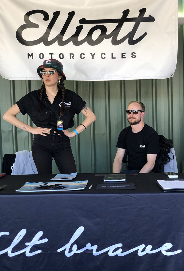Elliott Andrews and Deena Lynch at World Time Attack Challenge 2019