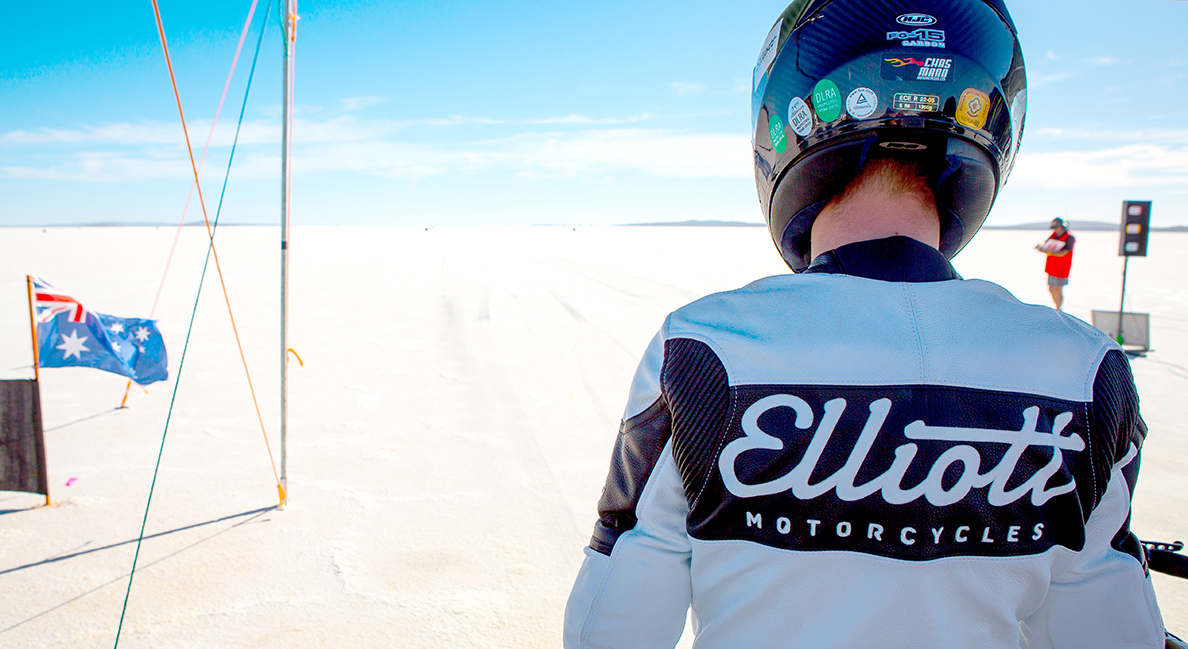 Elliott Motorcycles Land Speed Racing Start Line Australia