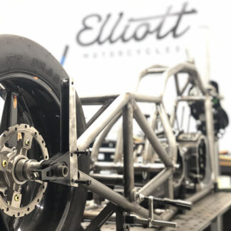 Elliott Motorcycles chrome moly drag bike chassis fabrication