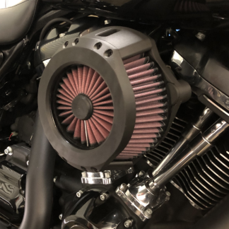 Elliott Motorcycles designed and manufactured air filter assembly for v-twin engines