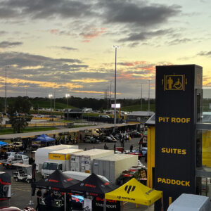 Sunset at Sydney Motorsport Park in Eastern Creek NSW during WTAC World Time Attack Challenge 2022