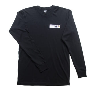 Elliott Motorcycles Speed Week long sleeve t-shirt black with digital racing graphic on the front